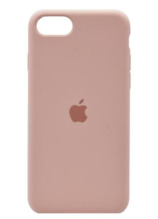 Чохол silicone case (aaa) для apple iphone se (2020) (рожевий)