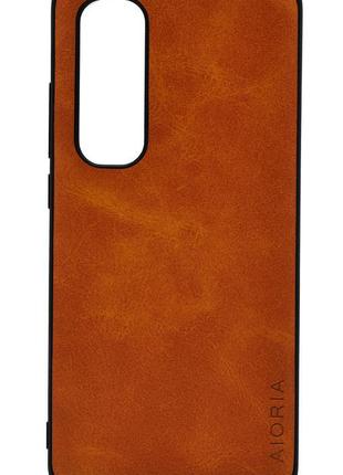 Чохол aioria vintage для xiaomi mi note 10 lite (коричневий)