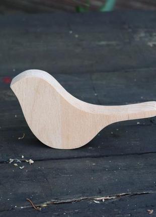 Деревянная скандинавская игрушка птичка