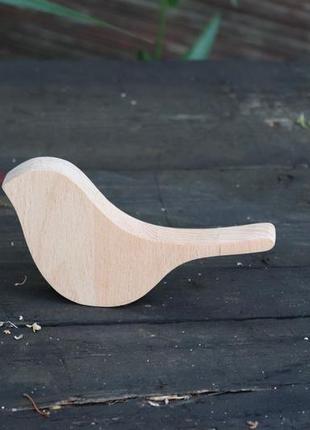 Деревянная скандинавская игрушка птичка