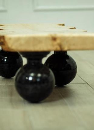 Кофейный столик атлантида из сляба канадского клена.2 фото