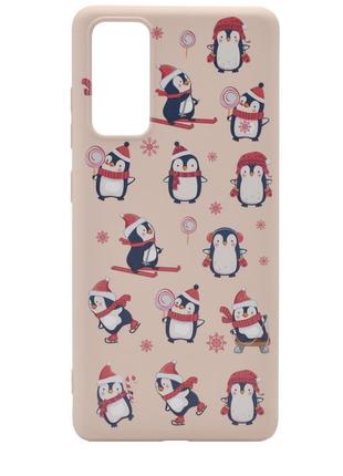 Tpu чохол wave fancy для samsung galaxy s20 fe (рожевий/pink s...