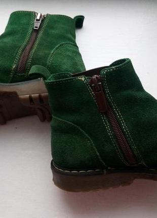 Демісезонні замшеві черевички для дівчинки 28-й розмір3 фото