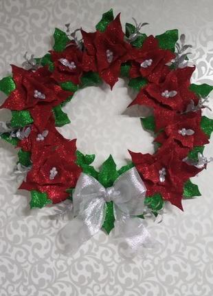 Новорічний вінок)))🎄🎄🎄