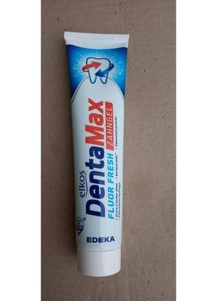 Зубная паста elkos denta max fluor-fresh 125 мл1 фото