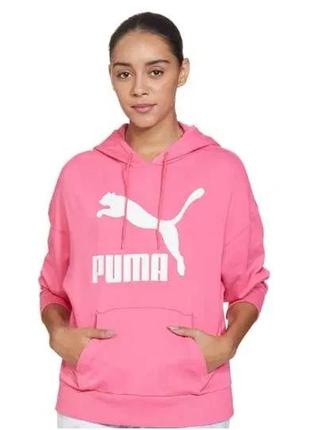 Худі puma classics logo hoodie оригінал худи свитшот балахон2 фото