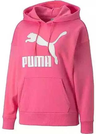 Худі puma classics logo hoodie оригінал худи свитшот балахон1 фото