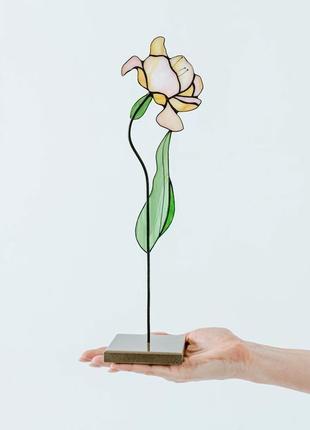 Тюльпан, витражный сувенир, подарок из стекла, товар для дома10 фото