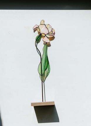 Тюльпан, витражный сувенир, подарок из стекла, товар для дома5 фото