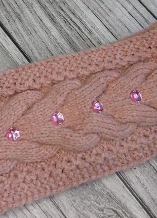 Пов'язка на голову - в'язана пов'язка на голову