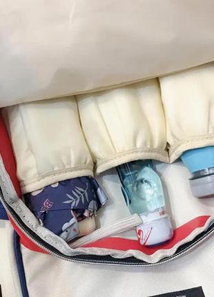Багатофункціональна сумка-рюкзак для малюка та мам/матері та дитини3 фото