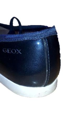 Шкіряні туфлі geox для дівчинки7 фото