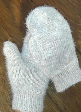 Вовняні рукавиці - жіночі рукавиці з мериносу4 фото