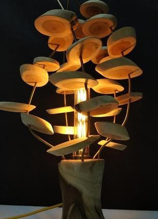 Авторский светильник "деревце"1 фото