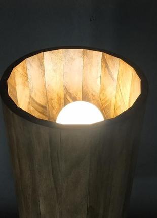 Настольная лампа с абажуром "луч"3 фото