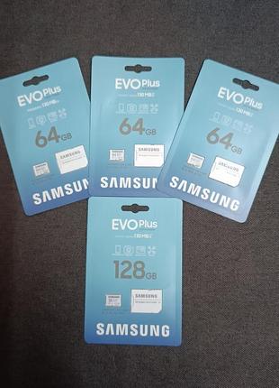 Картка пам'яті samsung evo plus 64 gb1 фото