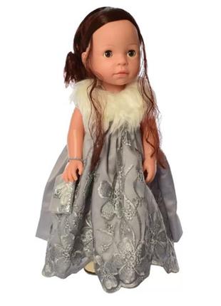Лялька для дівчаток у платті m 5413-16-2 інтерактивна