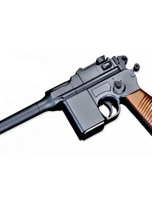 Іграшковий пістолет "маузер с 96" galaxy g12 метал, чорний