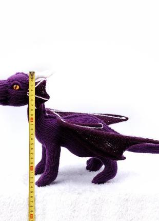 Дракон пур-пур авторська іграшка ручної роботи8 фото
