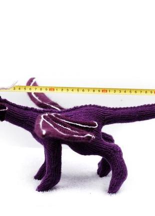 Дракон пур-пур авторська іграшка ручної роботи9 фото