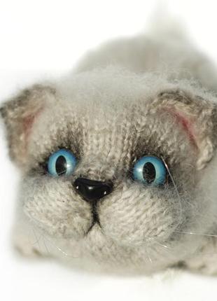 Сірі кошенята, іграшка ручної роботи1 фото