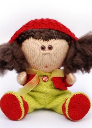 Ягідка, лялечка з гардеробом. іграшка ручної роботи2 фото