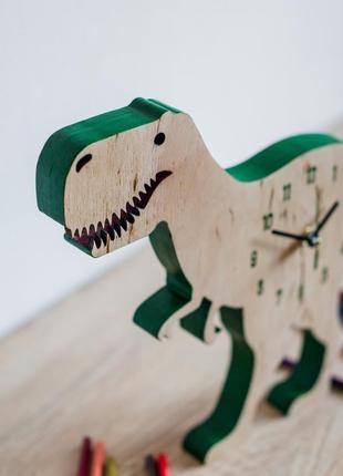 Годинник для дитячої "динозавр рекс"5 фото
