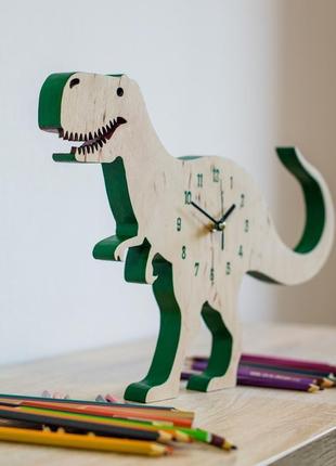Часы для детской "динозавр рекс"2 фото
