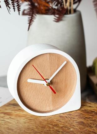 Настольные деревянные бесшумные часы "scandi i"