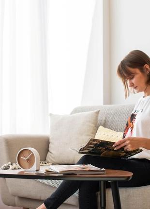 Настольные деревянные бесшумные часы "scandi i"