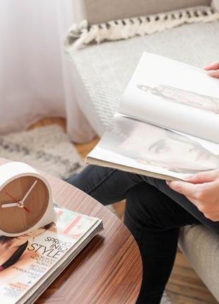 Настольные деревянные бесшумные часы "scandi i"