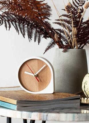 Настольные деревянные бесшумные часы "scandi i"