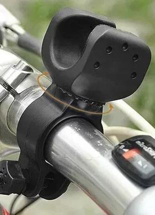 Кріплення для фари на кермо v4 поворотне велосипеда велоліхтар ровер7 фото