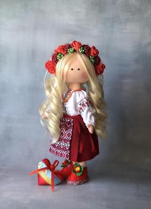 Подарочная украинка кукла ручной работы1 фото
