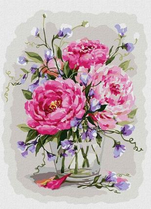 Картина за номерами "майновий аромат квітів" ідейка kho3182 30...