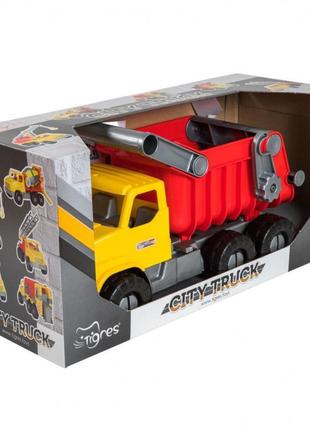 Авто city truck самоскид в коробці tigres 39368