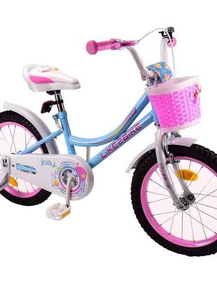 Велосипед дитячий 2-х колісний 18'' 211812 (rl7t) like2bike jo...