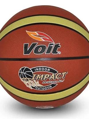 М'яч баскетбольний гумовий bt-btb-0028 розмір 7 (коричневий)