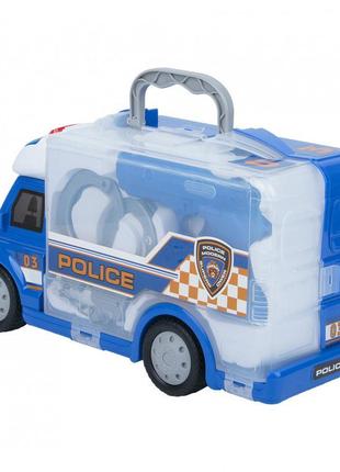 Дитячий ігровий набір поліцейського m 5530 кейс-машинка2 фото