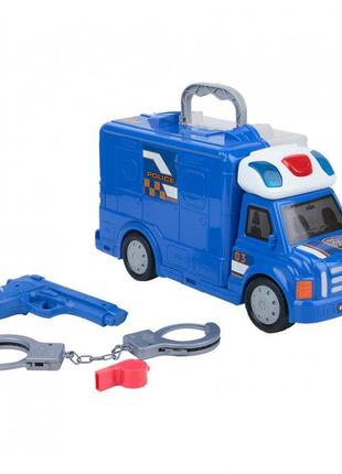 Дитячий ігровий набір поліцейського m 5530 кейс-машинка4 фото