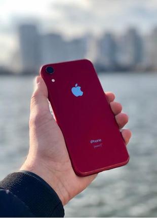 Iphone xr 64gb red червоний neverlock оригінал гарантія магазин