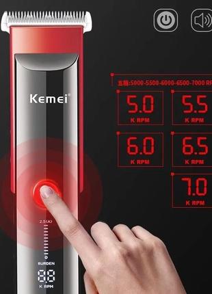 Професійна машинка для стриження kemei km-50165 фото