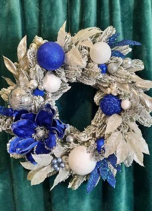 Новорічний/різдвяний віночок "арктика"