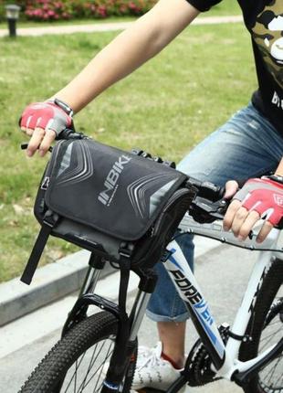 Водонепроникна сумка велосипедна inbike h-9 /через плече2 фото