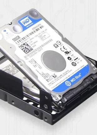 Переходник адаптер салазки из 2.5" hdd/ssd в 3.5 для 2шт крепление