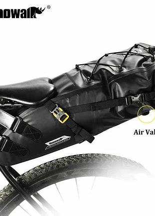 Велосумка подседельная байкпакинг rhinowalk 13 л сумка для велосипеда