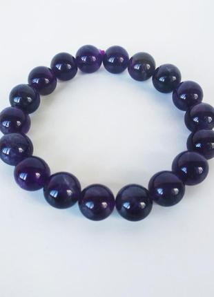 Браслет из натурального камня аметист