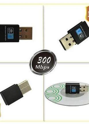 Usb 2.0 wi-fi адаптер rtl8192eu 300мбит/с 2.4 ghz беспроводная сетевая