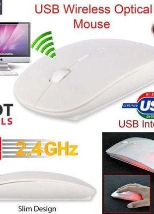 Беспроводная радио usb мышь как apple мышка mouse для android блютуз