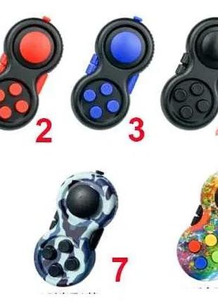 Іграшка fidget pad джойстик-антистрес із кнопками cube пульт брелок